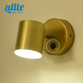 LED fali lámpa hálószoba éjjeli lámpa Modern minimalista forgatható tükör első lámpa folyosó fali lámpa dekoratív hangulati lámpa