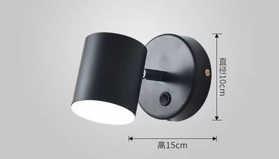 LED fali lámpa hálószoba éjjeli lámpa Modern minimalista forgatható tükör első lámpa folyosó fali lámpa dekoratív hangulati lámpa