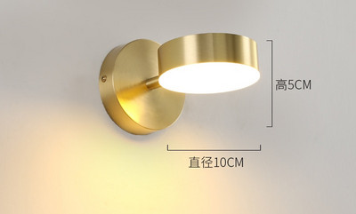 LED fali lámpa hálószoba éjjeli lámpa Modern minimalista forgatható tükör első lámpa folyosó fali lámpa dekoratív hangulati lámpa