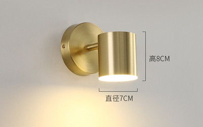 LED fali lámpa hálószoba éjjeli lámpa Modern minimalista forgatható tükör első lámpa folyosó fali lámpa dekoratív hangulati lámpa