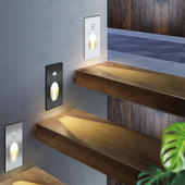 PIR mozgásérzékelő LED lépcsőlámpa beltéri LED fali saroklámpa beágyazott fali lámpa Kezdőlap Szállodai folyosói folyosó láblámpája