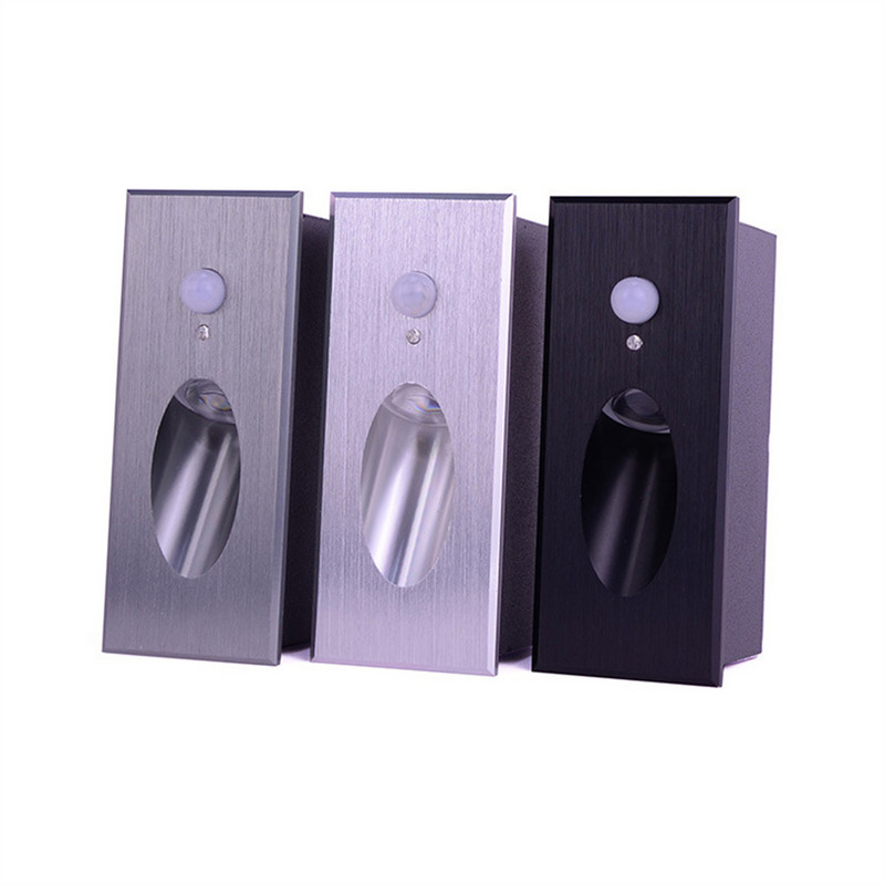 PIR mozgásérzékelő LED lépcsőlámpa beltéri LED fali saroklámpa beágyazott fali lámpa Kezdőlap Szállodai folyosói folyosó láblámpája