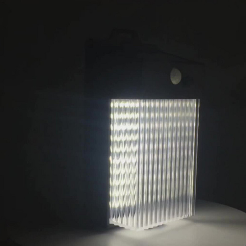 Jauna saules sensora gaisma āra dārza dārza apgaismojums žogs kāpnes žogs kvadrātveida sienas gaisma