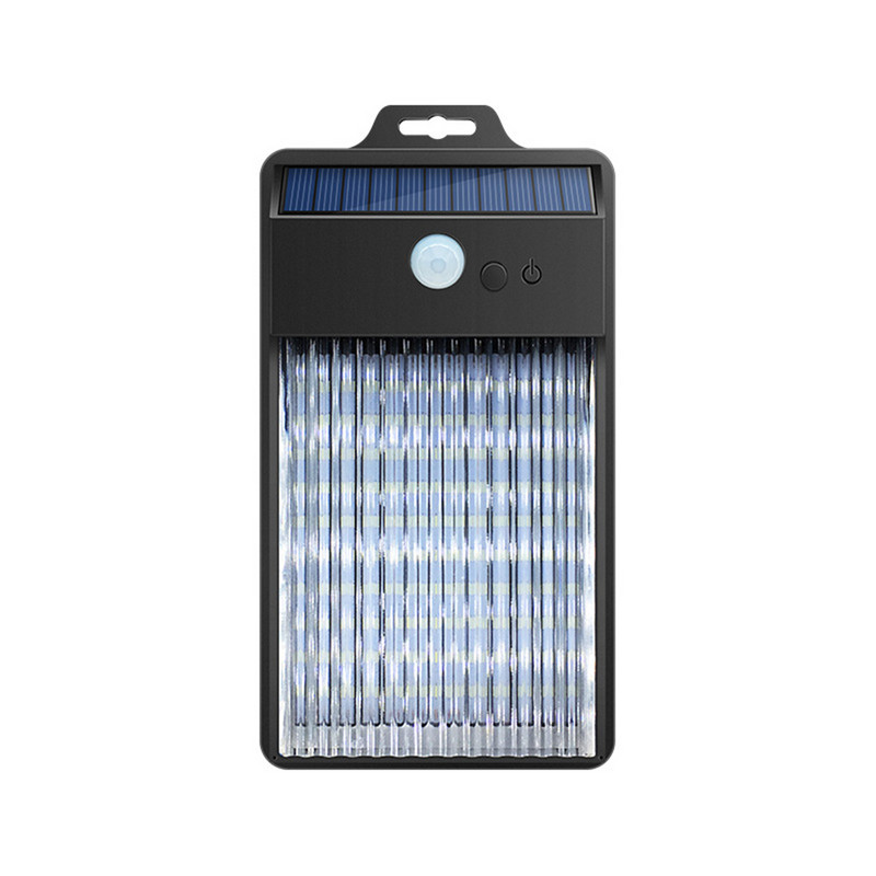 Jauna saules sensora gaisma āra dārza dārza apgaismojums žogs kāpnes žogs kvadrātveida sienas gaisma