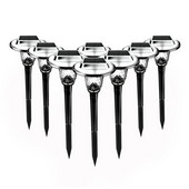 Jauns saules zāliena apgaismojums LED dārza zemes spraudnis āra ūdensnecaurlaidīgs saules ielas apgaismojums nerūsējošā tērauda stikla apgaismojuma gaisma