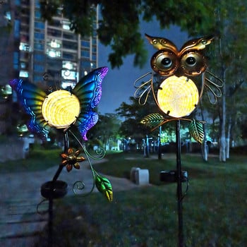 Butterfly Solar Garden Light String Lights Αδιάβροχο LED γιρλάντα Sun Power Εξωτερικό ηλιακό φως για Patio Backyard Lawn Path Light