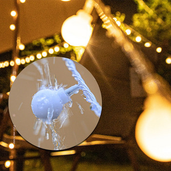 Μπαταρία String Lights Outdoor Garden 10/20 Led Crystal Globe Lights Αδιάβροχο USB με μπαταρία Φωτιστικό βεράντας για σκηνή κάμπινγκ