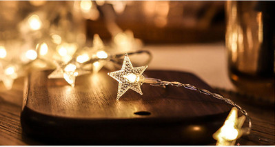 Baterijas gaismas virtene āra dārzam 10/20 LED kristāla globusa gaismas ūdensnecaurlaidīgs USB ar baterijām darbināms terases apgaismojums kempinga teltij