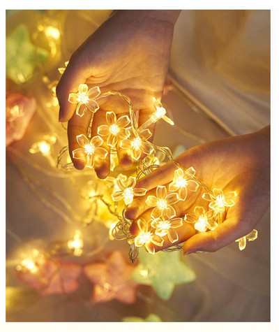 Baterijas gaismas virtene āra dārzam 10/20 LED kristāla globusa gaismas ūdensnecaurlaidīgs USB ar baterijām darbināms terases apgaismojums kempinga teltij