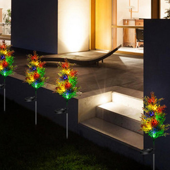 Φωτιστικό κήπου με ρεαλιστική εμφάνιση Φιλική προς το περιβάλλον, αδιάβροχη διακοσμητική ρητίνη υψηλής προσομοίωσης φυτικού στιλ LED φωτιστικό γκαζόν για το σπίτι