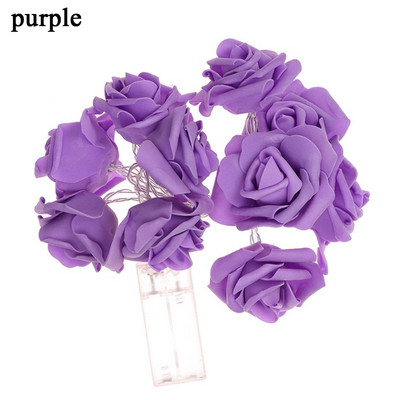 10/20 LED lampas rozes formas dekoratīvas gaismas rožu ziedu virtenes gaismas viesistabai guļamistabai, meitenes iecienītākā stila dropship