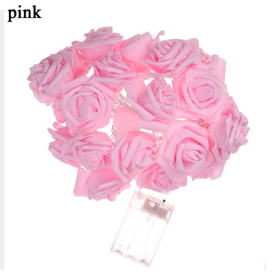 10/20 LED lampas rozes formas dekoratīvas gaismas rožu ziedu virtenes gaismas viesistabai guļamistabai, meitenes iecienītākā stila dropship