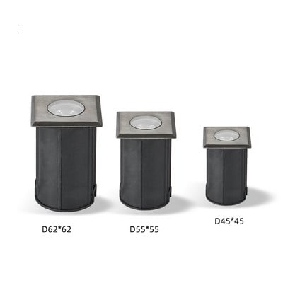 Dārza LED mini pazemes ainavu apgaismojums IP68 ūdensizturīgs āra 304 nerūsējošā tērauda COB 3W