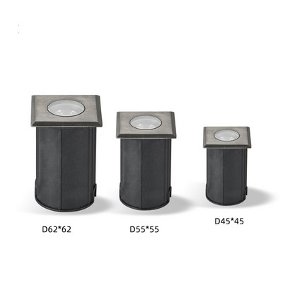 Dārza LED mini pazemes ainavu apgaismojums IP68 ūdensizturīgs āra 304 nerūsējošā tērauda COB 3W
