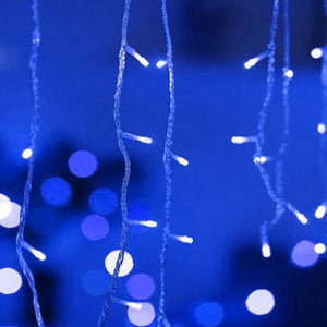 Водоустойчиви коледни светлини 5M Droop Outdoor Icicle String Lights for Garden Mall Eaves Balcon Decoration House Decoration