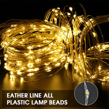 3M Rainbow LED γιρλάντα Φωτάκια κουρτίνας Fairy String Τηλεχειριστήριο USB Χριστουγεννιάτικο φωτιστικό γιορτινή διακόσμηση για παράθυρο κρεβατοκάμαρας σπιτιού