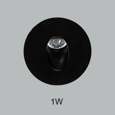 Led lépcsőlámpa süllyesztett alumínium négyzet alakú kerek fali lámpa arany fehér beltéri kültéri vízálló lépcsős konyhai előtérhez