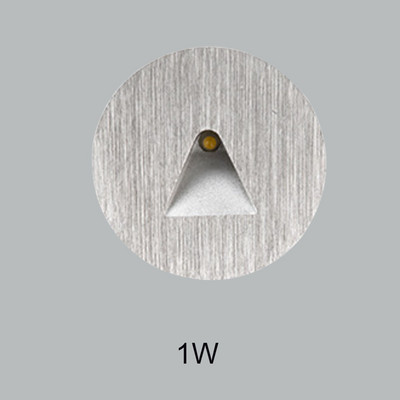 Led lépcsőlámpa süllyesztett alumínium négyzet alakú kerek fali lámpa arany fehér beltéri kültéri vízálló lépcsős konyhai előtérhez