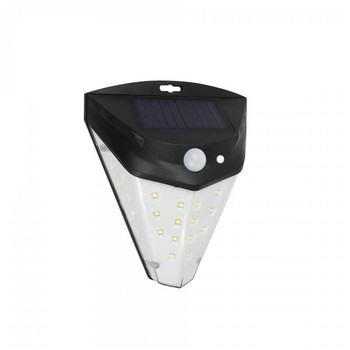 Нова соларна светодиодна лампа Външна лампа Сензор за движение LED стенни лампи Аплик Водоустойчива слънчева светлина за градинска улична лампа Външно осветление