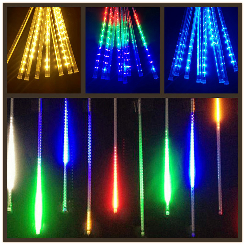 Meteorų dušo styginių lempučių kalėdinės dekoracijos, skirtos fėjos sodui, vestuvių vakarėlio dekoravimui Lauko šviestuvai Pasakų šviesų užuolaidos