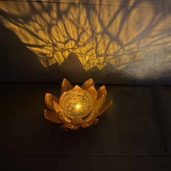 Слънчева външна лотосова слънчева светлина Плаващо езерце с цветя Декор Плувен басейн Градина Сватбен пейзаж Пътека Светлина Аксесоари за басейн