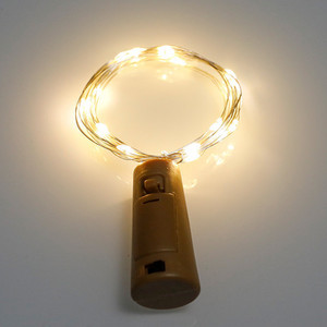 10/5db borosüveg lámpa parafa LED-füzérrel Tündérfényfüzér karácsonyfadíszek kültéri esküvői bár dekoráció