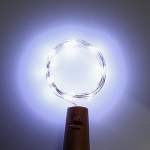 10/5db borosüveg lámpa parafa LED-füzérrel Tündérfényfüzér karácsonyfadíszek kültéri esküvői bár dekoráció