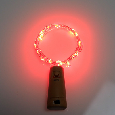 10/5db borosüveg lámpa parafa LED-füzérrel Tündérfényfüzér karácsonyfadíszek kültéri esküvői bár dekoráció