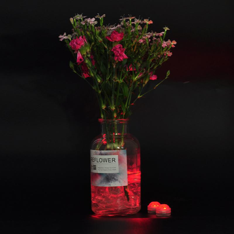 Radošs zivju tvertņu dīķa iekšpuses apgaismojums 3 cm ūdensnecaurlaidīgs lampas urbis, pagriežams zemūdens gaisma Mājas piederumi Portatīvie mini