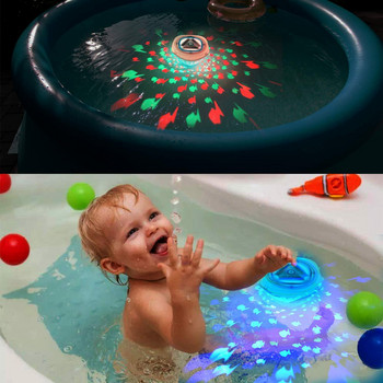 Πλωτά φώτα πισίνας Αδιάβροχα πολύχρωμα με μπαταρία Υποβρύχια μπανιέρα υδρομασάζ Σιντριβάνι υδρομασάζ Παιδικά δώρα