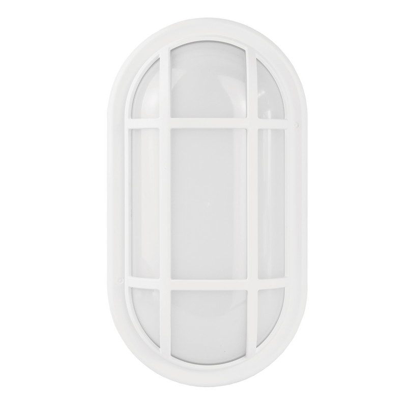 Morden 15 W LED starpsienu sienas gaismeklis IP65 ūdensnecaurlaidīgs āra virsmas, ieplūstošas montāžas drošības ovāls lampas armatūra garāžas iekšpagalma verandai