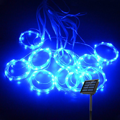 3Mx3M saulės šviesos diodų užuolaidų stygos šviesos girlianda Kalėdų žibintai Vestuvių fėjos šviesos vakarėlio kiemo sodo dekoravimas šventinis apšvietimas