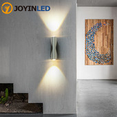 LED vandeniui atspari sieninė lempa viduje ir lauke aliuminio aukštyn ir žemyn apšvietimas veranda Sodas Miegamasis Vonios kambarys Šilta balta Šalta balta