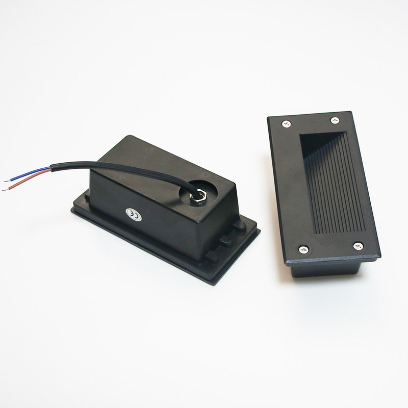 6W ugradne LED zidne svjetiljke Aluminijske vodootporne reflektore Svjetlo za hodnik Kućna rasvjeta Stepenice Vanjski reflektori Vrtno svjetlo