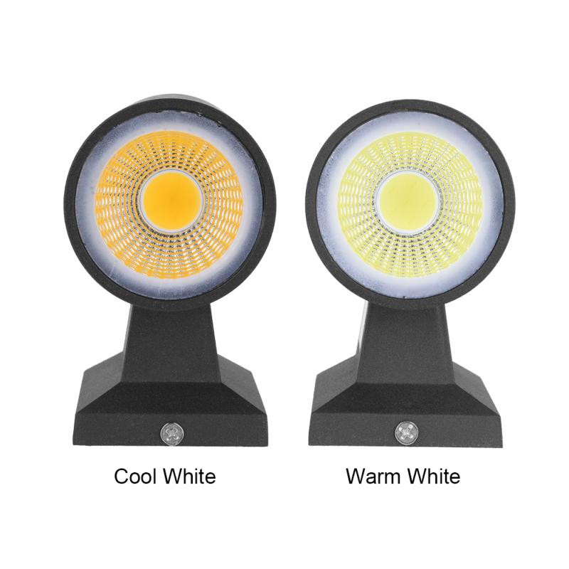 6W vanjska rasvjeta COB zidna svjetiljka Vanjska vodootporna svjetiljka s dvije glave za prolaz u spavaćoj sobi LED svjetiljka za svijećnjak