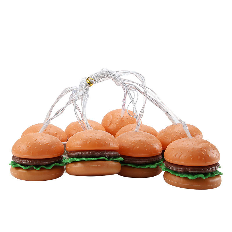 DIY gurmee modelleerimine valgusnöörid ruumi kaunistamine jäätis friikartulid võileivad valgusnöörid sünnipäevapeo restorani kaunistused