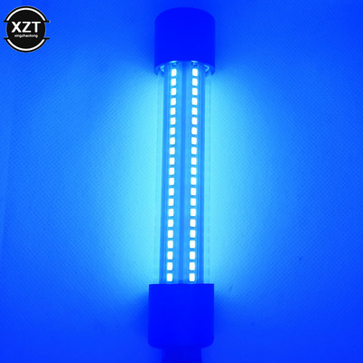 LED-es horgászlámpák 15W DC12V IP68 Színes víz alatti horgászlámpa merülőcsónakos éjszakai horgászlámpa vonzza a tintahal krill fényét
