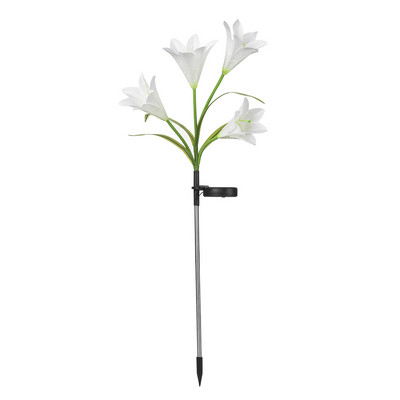 Õues kasutatavad optilised kiudliilia päikesevalgustid aia- ja köögiviljaplaastri jaoks, veekindlad 7 värvi LED-muruvalgustid tagaaia kaunistamiseks