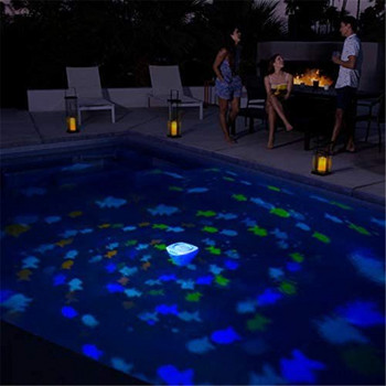 Πολύχρωμο πλωτό υποβρύχιο φωτιστικό Small Fish RGB Μπανιέρα Σπα Φώτα πισίνας Παιδικό φωτιστικό μπάνιου Προβολέας Παιδικά δώρα