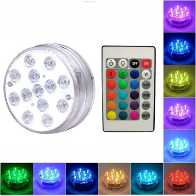 13LED RGB podvodna svjetiljka Podvodna LED noćna svjetiljka Svjetlo za bazene za vanjsku vazu Fish Ank Jezerce Disco Svadbena zabava