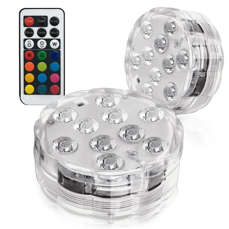 13LED RGB podvodna svjetiljka Podvodna LED noćna svjetiljka Svjetlo za bazene za vanjsku vazu Fish Ank Jezerce Disco Svadbena zabava