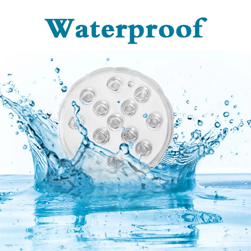 13LED RGB podvodna svjetiljka Podvodna LED noćna svjetiljka Svjetlo za bazene za vanjsku vazu Fish Ank Jezerce Disco Svadbena zabava