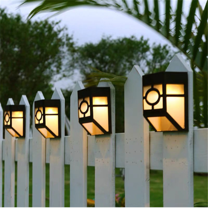 1/2/4gab Led saules retro sienas gaisma āra apgaismojums saules dārza gaisma ūdensnecaurlaidīga pagalma celiņa žogs ainava Balkāna sienas lampa