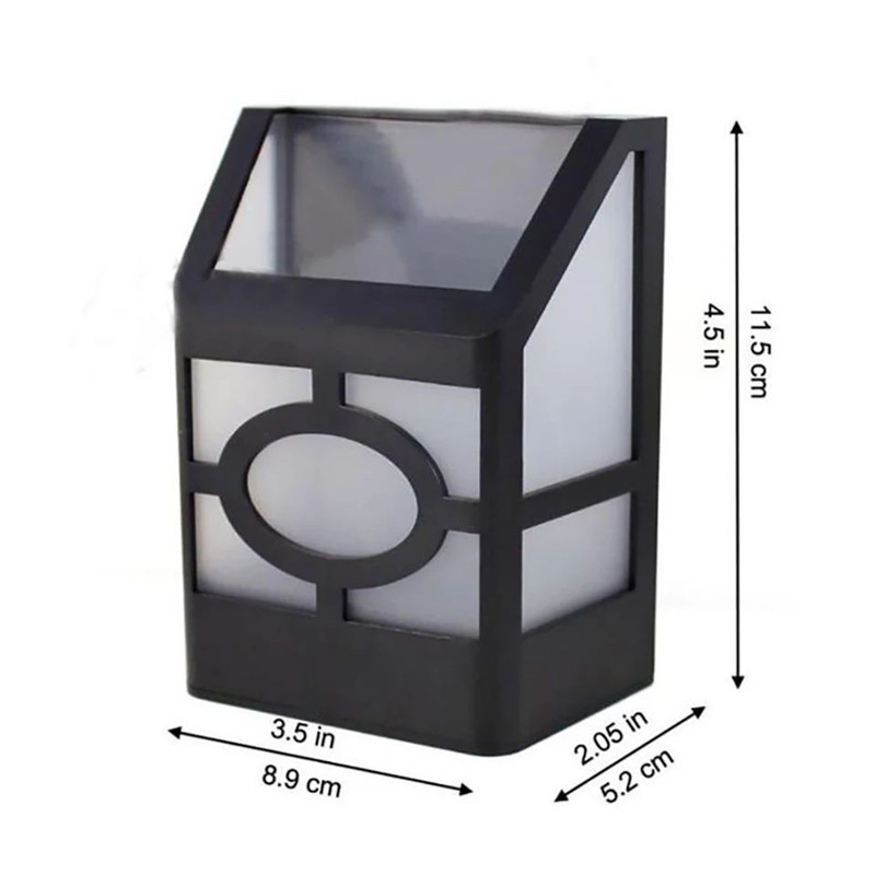 1/2/4gab Led saules retro sienas gaisma āra apgaismojums saules dārza gaisma ūdensnecaurlaidīga pagalma celiņa žogs ainava Balkāna sienas lampa