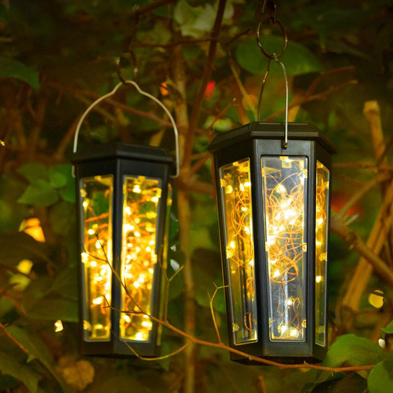 Lampa za stazu na solarni pogon Vodootporni svjetlosni niz LED svjetla za travnjak na solarni pogon Automatska rasvjetna svjetiljka s 2 načina rada za ograde