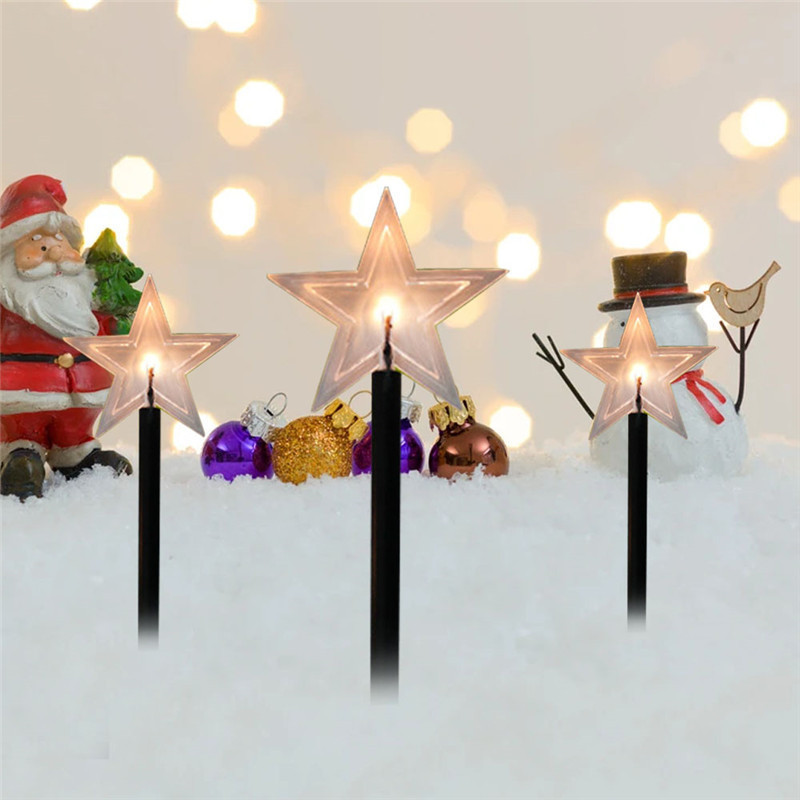 5 vienā saules gaismas āra sniegpārsliņu zvaigzne LED saules ainavas lampa saules zāliena lampa LED dārza celiņa pagalma zāliena gaismas