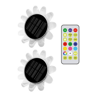 Sunflower IP68 Αδιάβροχο Υποβρύχιο Πλωτό Φωτιστικό RGB Έγχρωμο Κήπος Διακόσμηση πισίνας & τηλεχειριστήριο για λιμνούλα, πάρτι