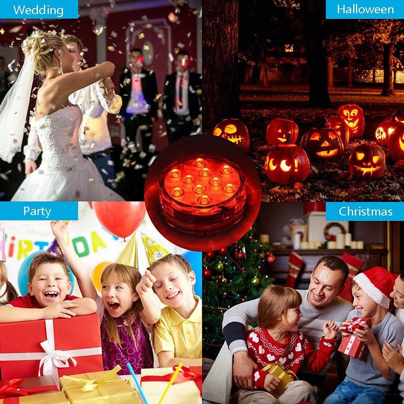 Led24 ključ Daljinski upravljač Šarena RGB svjetiljka za ronjenje Svjetleća igračka Lampa za kadu Riba Lampa za kupanje Pejzažna vaza