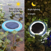 Jauna saules peldošā baseina gaisma, modernizēta ūdensnecaurlaidīga peldbaseina lampa āra dekoratīvā gaisma LED peldošā dārza baseina gaisma