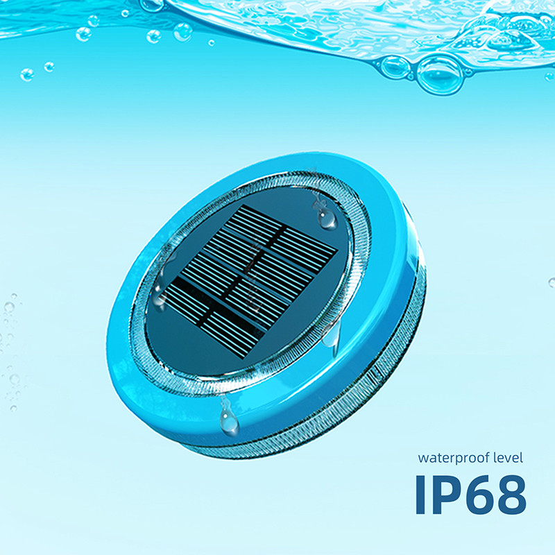 Jauna saules peldošā baseina gaisma, modernizēta ūdensnecaurlaidīga peldbaseina lampa āra dekoratīvā gaisma LED peldošā dārza baseina gaisma